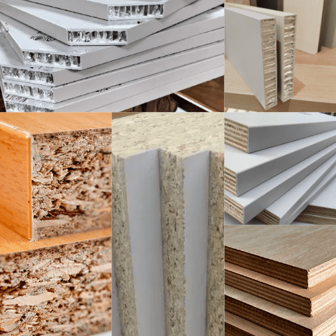 Different board for edge banding