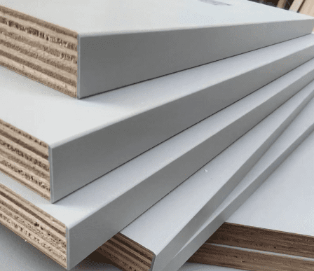 Plywood after edge banding