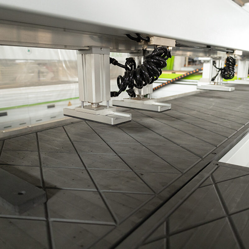 Material pressing cylinder