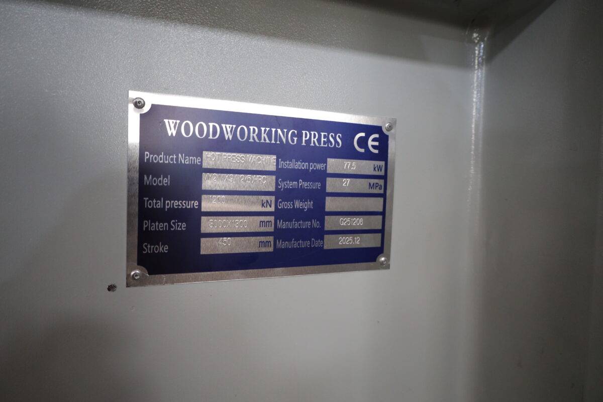 5 layers hot press machine nameplate