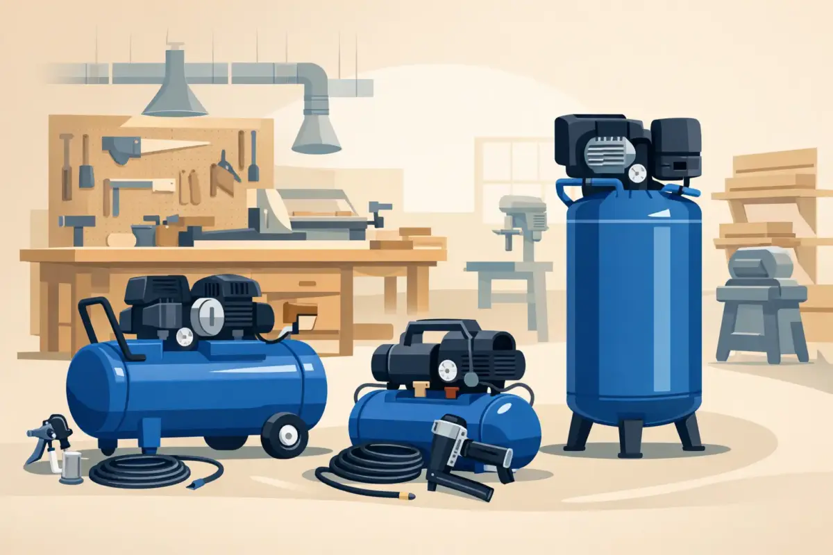 Air Compressor for Woodworking Shop Selection