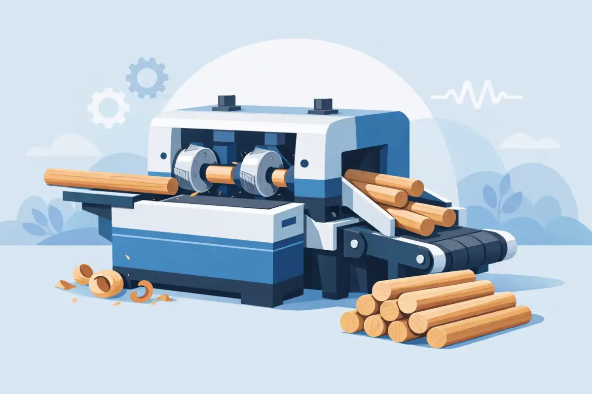 Round Rod Milling Machine for Accurate Dowels