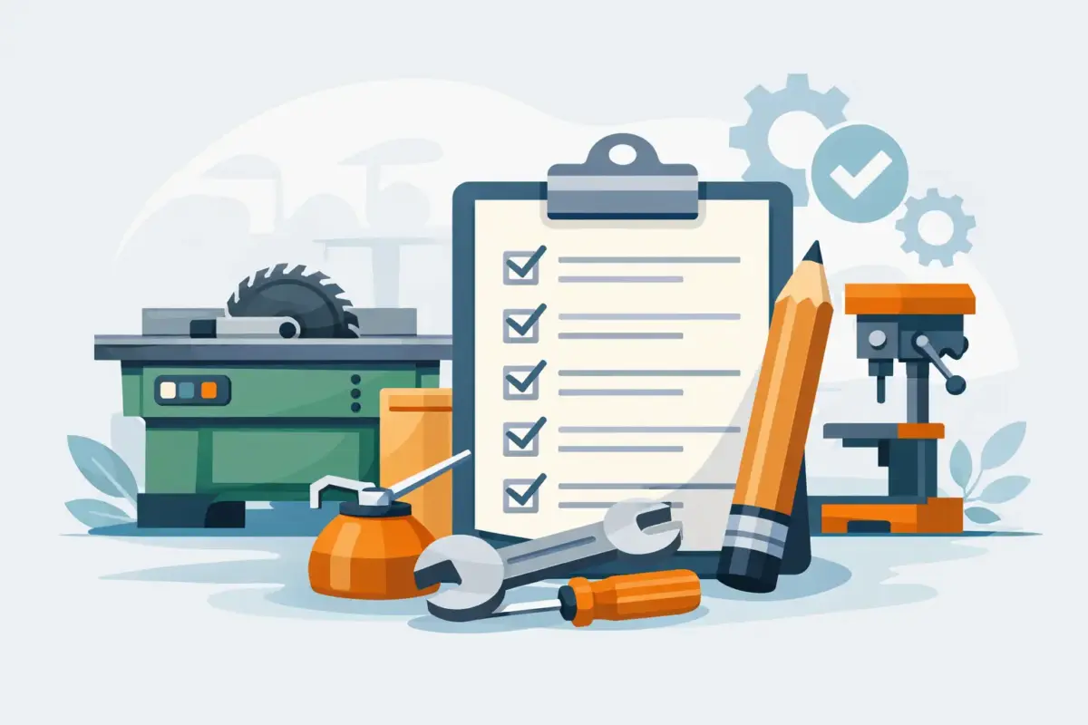 Woodworking Machine Maintenance Checklist