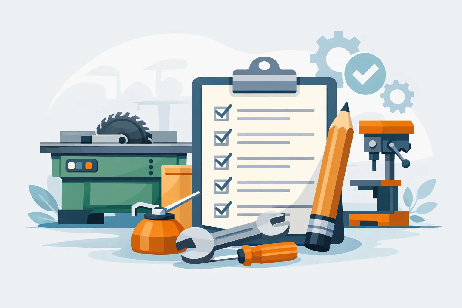 Woodworking Machine Maintenance Checklist