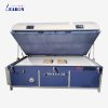 PV-2500A vacuum membrane press front view with the heating hood open