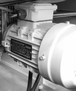 High-speed vacuum pump and motor set on the PV-3013E vacuum press